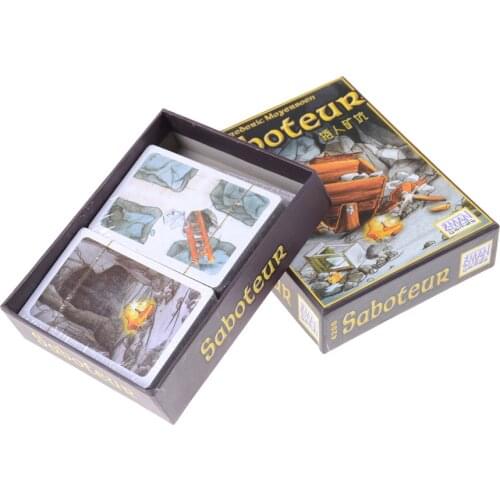 Funny Family Gag Board Game Toys Saboteur Version Jeu De Base+Extension Board Game With English Instructions For Kids funny toys