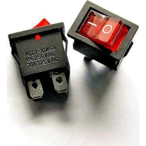 5pcs/lot 15*21mm LED Light SPST 4PIN ON/OFF Boat Rocker Switch 6A/250V 10A/125V Car Dash Dashboard Truck RV ATV Home