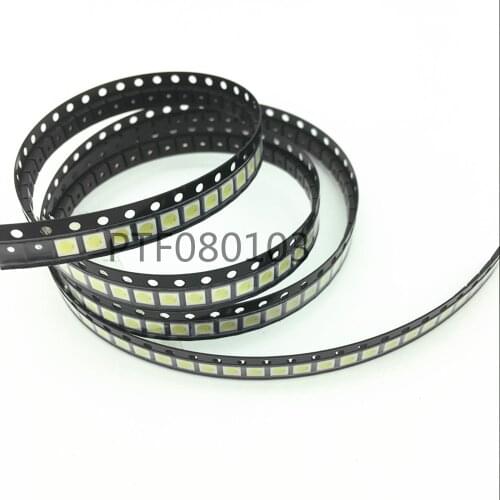 50PCS/Lot 1W 3030 3V 6V SMD LED Cold White 70LM 140mA For TV Backlight LED