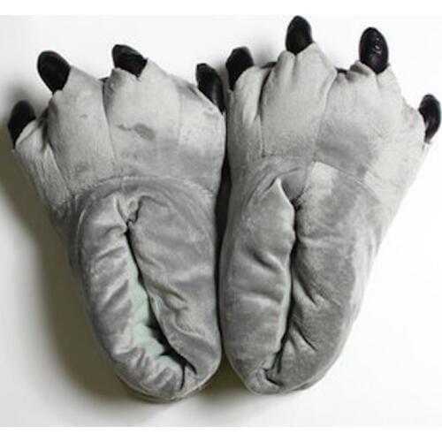 Cute Unicorn Unisex Animal Paw Claw Slippers children Cartoon Monster Slipper men women Warm Soft Plush Winter Indoor Shoes