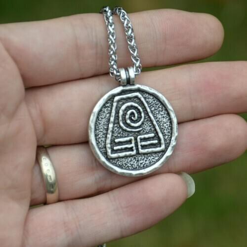 20pcs Vintage Avatar Last Airbender Earth Kingdom Pendant Necklace
