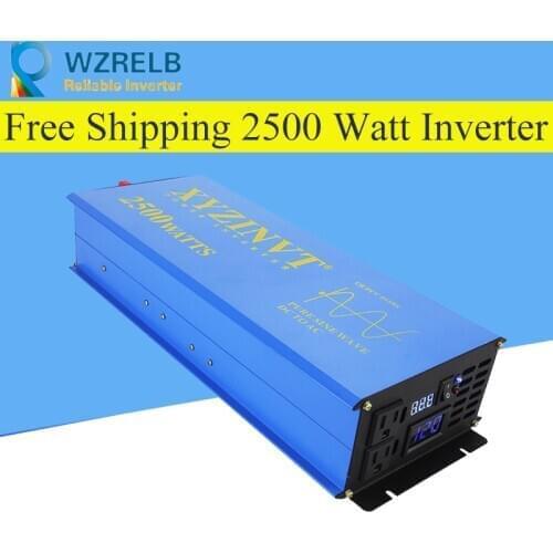XYZ INVT Reliable Pure Sine Wave Inverter UPS And Charging Function 2500W Outdoor Home Frequency Inverter With Charger