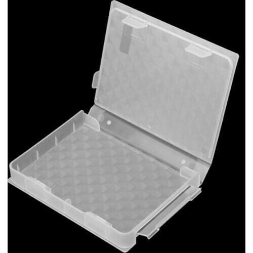 2.5 inch Hard Disk Drive SSD HDD Protection Storage Box Case Clear PP Plastic