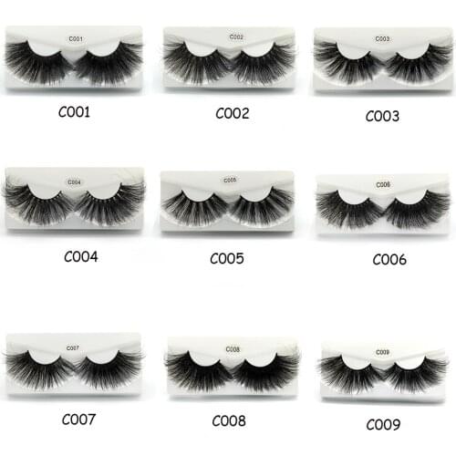 1 Pair Mink Lashes Eyelashes Natural Long Wispy Fake Lashes False Eyelashes Lash Eyelash Extension Supplies Make up Accessories