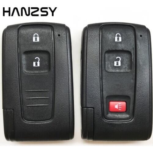 2/3 Buttons Smart Key Fob Case For Toyota Prius 2004 2005 2006 2007 2008 2009 Replacement Car Remote Key shell Cover Toy43 Blade