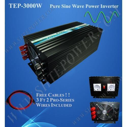 3000w Pure Sine Wave Power Inverter 12v to 230v,CE&ROHS Approved,12vdc converter to 230vac