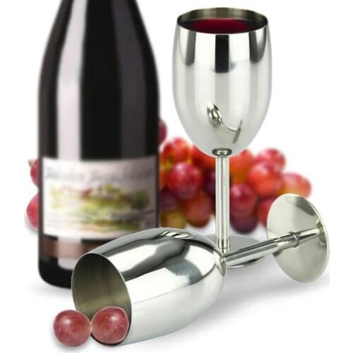 304 stainless steel red wine glass Tall goblet Creative Wine Cup Wine Cup 17CM drinking glasses