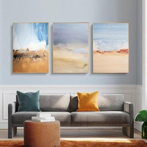 Abstract Creative Seascape Posters Canvas Paintings And Print Unique Decor Wall Art Pictures For Living Room Studio Home Decor