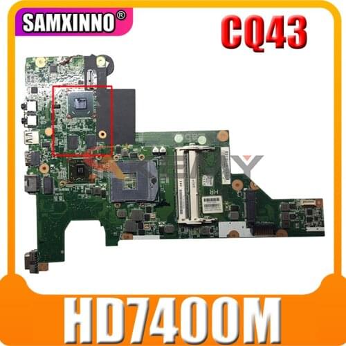 Akemy 646670-001 646672-001 For HP CQ43 431 631 Laptop Motherboard HM65 HD 7400 M Video Card Test Ok Fast Ship