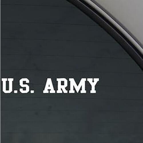 Us Army Stickers Banner Usa Decal Car Truck Window Sticker 15x2.5cm