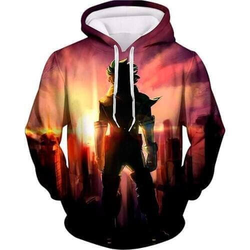 Anime Boku No My Hero Academia Cosplay Costumes Hoodies 3D Sweatshirts Bakugou Todoroki Autumn Harajuku Jacket Coat Sportswear