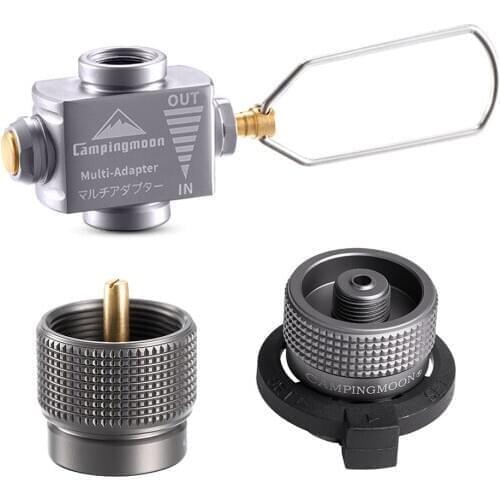 Gas Stove Adapter Gas Save with Butane Adapter Camping Stove Refill Adapter Butane Converter for Camping Backpacking Hiking