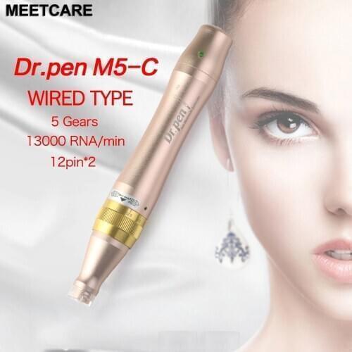 Dr pen M5 Electric Microneedling Pen Ultima Derma Pen Micro Rolling Derma Therapy Tattoo Anti Wrinkle Stretch Beauty Device