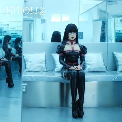 HD02B)HIDOLLS and DMS Crossdress Resin Half Head Female/Male Face Kigurumi Cosplay BJD Crossdresser Doll Transgender Mask