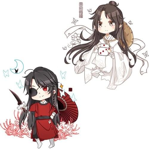 Chinese animation gods bless LGBT boys Heat transfer T-shirt clothing printing stickers can be customized iron on patches