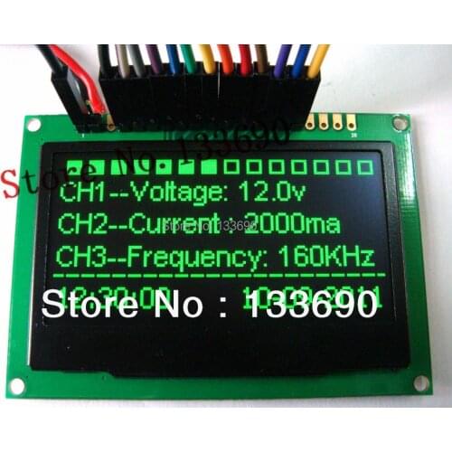 2.4'' 2.42 inch Green 128x64 OLED display module OLED module,8bit-6800/8080,4-SPI,I2C Interface 20PIN ssd1305 driver