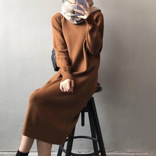 Salt Lemon Fashionable Knitted Dresses
