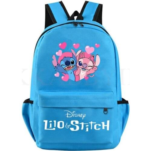 Stitch Backpack for Teens Boys Girls Rucksack Popular Pattern Cartoon School BookBag Laptop Travel Backpack