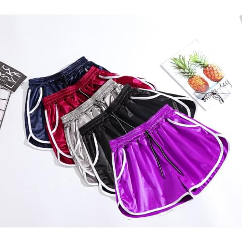 Running Sports Shorts Female Summer Student High Waist Leisure Wide Leg Hot Pants Loose Home Pajama Pants Large Fat outside Wear