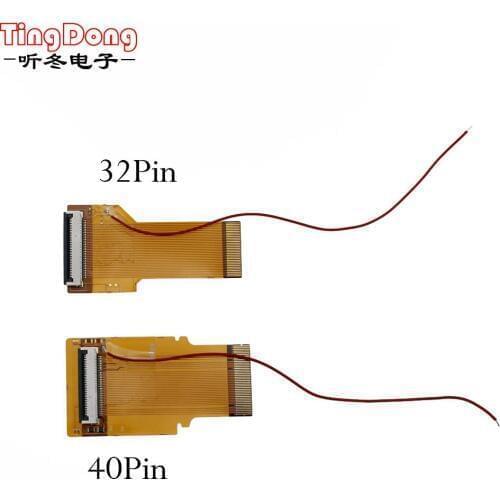 TingDong For GameBoy Advance SP for GBA SP 32pins 40pins DIY Backlit LCD Ribbon Cable 40pin/32pin A B Highlighted Ribbon cable
