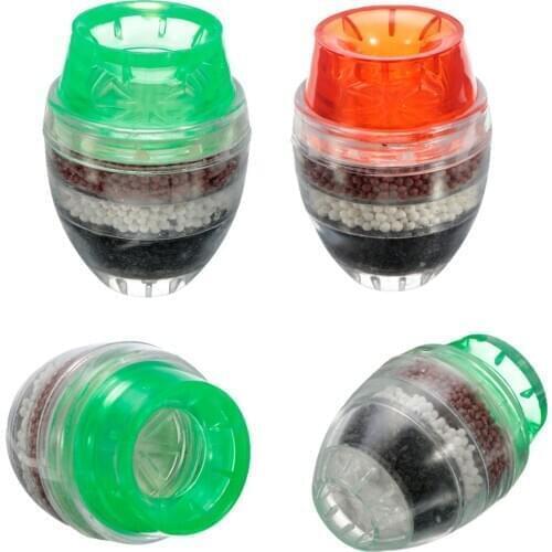 1Pc Household Kitchen Home Carbon Faucet Mini Tap Water Clean Filter Purifier Filtration Cartridge 21-23mm Carbon Water Filter