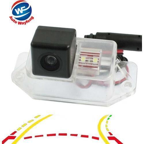 Intelligent Dynamic Trajectory Tracks Rear View Parking Mirror Backup Camera + Moving Guide Parking Line For Mitsubishi Lancer