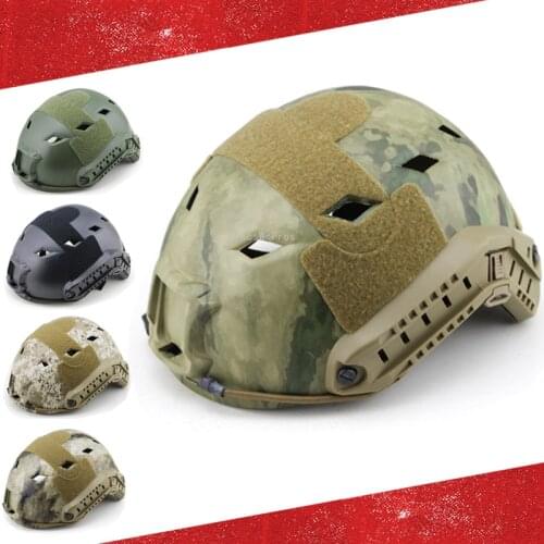 Military Shooting BJ FAST Helmet Adjustable Tactical Paintball Helmet Army Airsoft Combat Wargame CS Protection Helmets