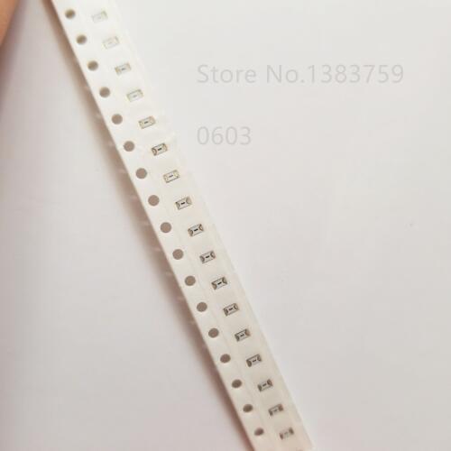 High quality 100pcs patch self-recovery fuse SMD 0603 0.5A 500MA 32V 33V 35V 36V 42V 48V 50V 60V 63V