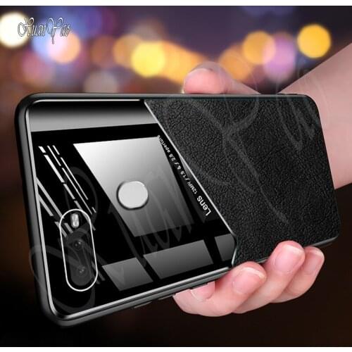 XUANYAO Original Luxury Metal Magnetic Leather Case For OPPO A5 A7 A7X A3S A15 A11X A9 A8 Cover Silicone Soft Frame Ultra Slim