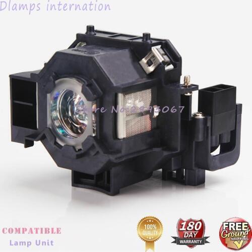 EP41 Replacement Lamp with housing for Epson EBS5/S6/77C/78,EMP-260,H283A,HC700,H284B,EH-TW420,EX21, EX30, EX50, EX70,EB-X62