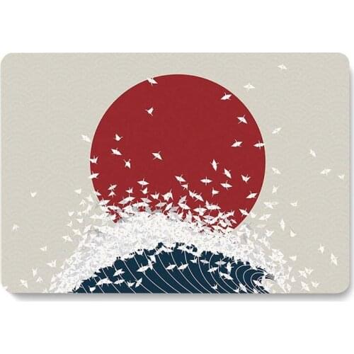 Sun Sea Waves Pattern Laptop Case For Apple MacBook Pro Retina Air 12 13.3 15inch,for new Air/ Pro A1932 A2159 Cover shell