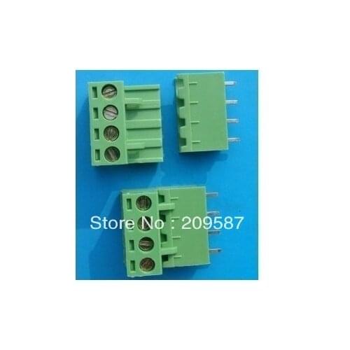 10pcs Block Terminal Wire Connectors 2EDG 5.08-4P