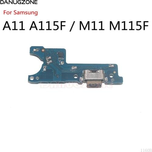 10PCS/Lot For Samsung Galaxy A11 A115F / M11 M115F USB Charging Dock Port Socket Jack Plug Connector Charge Board Flex Cable