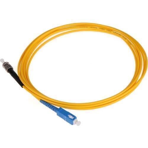 100 PCS Fiber Optic patch cord single mode simplex SC ST Optical jumper cable sm sx 1 3 5 10 20 100m meters Ftth Free Shipping