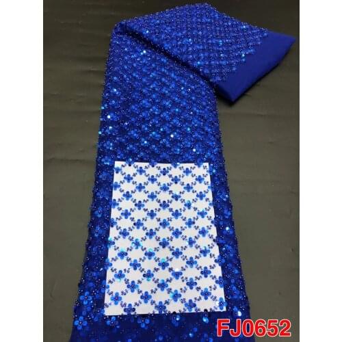 2019 African High Quality Feathers 3D Flowers French Tulle Lace Fabrics Embroidery Materials 5 yards For Party Wedding