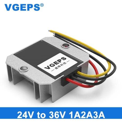 24V to 36V DC converter 24V to 36V automotive voltage regulator 18-32V to 36V waterproof power supply module