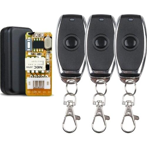 5V 12V Door Access Opener Button Remote Control Switch Trigger Button Circuit Breaker 433M Wireless Momentary Switch Smart Home