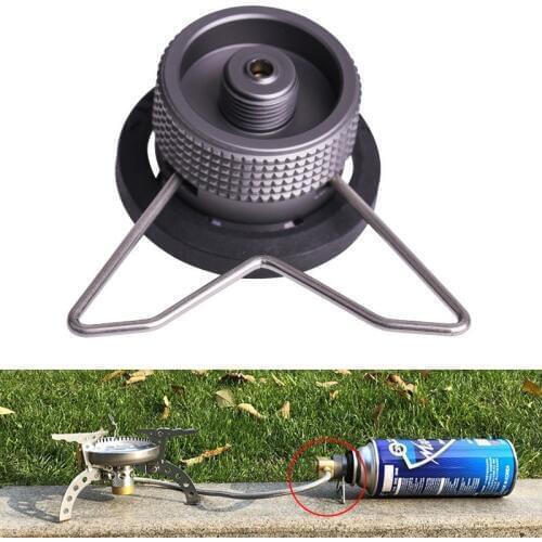 Camping Stove Adaptor Outdoor Hiking Split Type Furnace Converter Connector Tank cylinder Adapter Pro