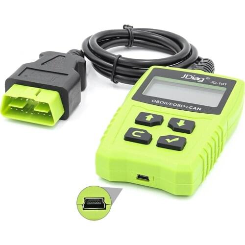 JDiag JD101 OBD 2 OBD2 Car Scanner Code Readers OBD Car Diagnostic Auto ODB2 Code Reader Scanner PK CR3001 AD310 ELM327 V1.5