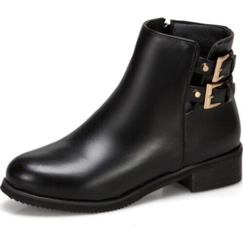 Big SizeSimple short boots boots women shoes ankle boots for women ladies boots shoes woman winter