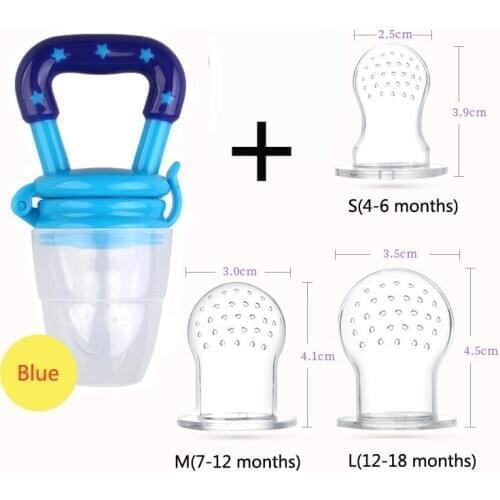 Baby pacifier fruit feeder holder Silicone Infant Nipple Soother Toddler Kids Pacifier Feeder For Fruits Food Grade BPA Free