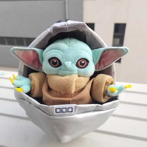 Baby Yoda Plush Toy Cute Yoda Baby in Capsule the Soft Stuffed Dolls Toys For Children Gifts
