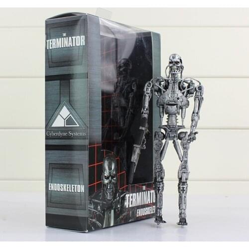 7.1'' 18cm The Terminator Endoskeleton PVC Action Figure Model Toys Free Shipping
