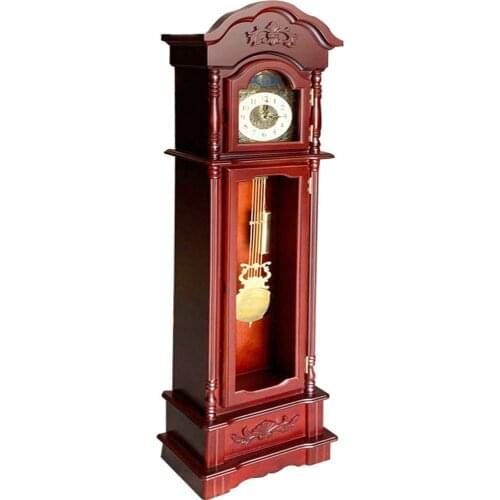Noble Vertical Clock Mechanical Clock European Style the Grandfather Clock Small Living Room Standing Grandfather Clock Chinese