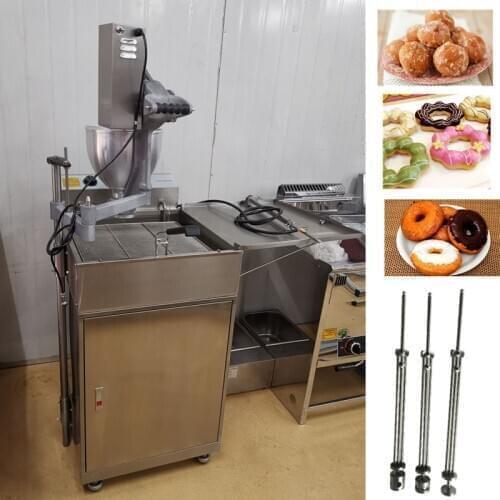 Commercial Vertical Electric donut machine with locker doughnut maker for bakery ball flower shape donut cake making machine