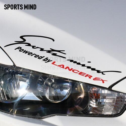 2 Pieces Sports Mind Car Styling On Car Lamp Eyebrow Automobiles Car Sticker For Mitsubishi lancer ex exterior accessories