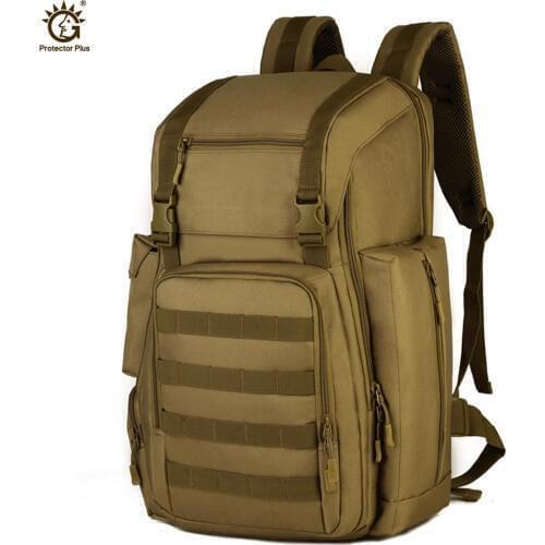 40L Man Army Military Tactical Assault Pack Backpack 17 Inches Laptop Waterproof Nylon Molle System for Camping Hiking Climbing