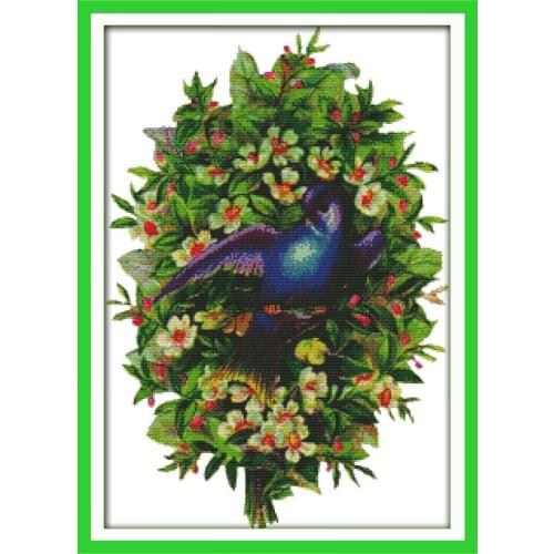 Swallow position cross stitch kit 18ct 14ct 11ct count printed canvas stitching embroidery DIY handmade needlework