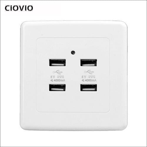 5v dc 36v USB plug Wall pop power Socket Home Wall Electrical Charger For Charging outlet socket