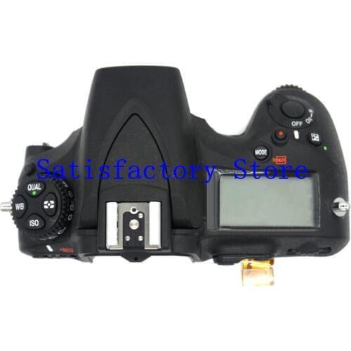 90%NEW Original D810 Top Cover Shell Unit with top lcd,flash board,Flex cable FPC for Niko D810 Camera Replacement Repair Parts